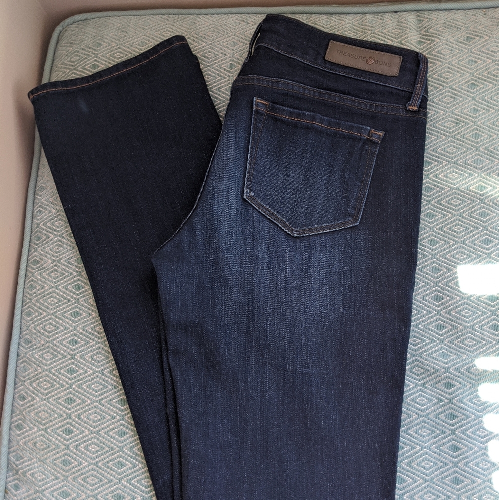Treasure and Bond Mini Boot Cut Jeans